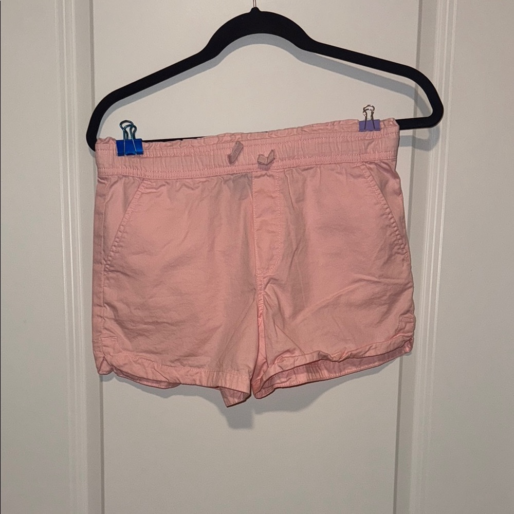 GAP Pink Athletic Shorts with Cuffed Hem